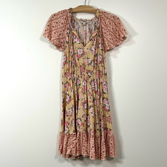 Umgee Dresses & Skirts - Umgee | Border Print Mixed Floral Mini Dress